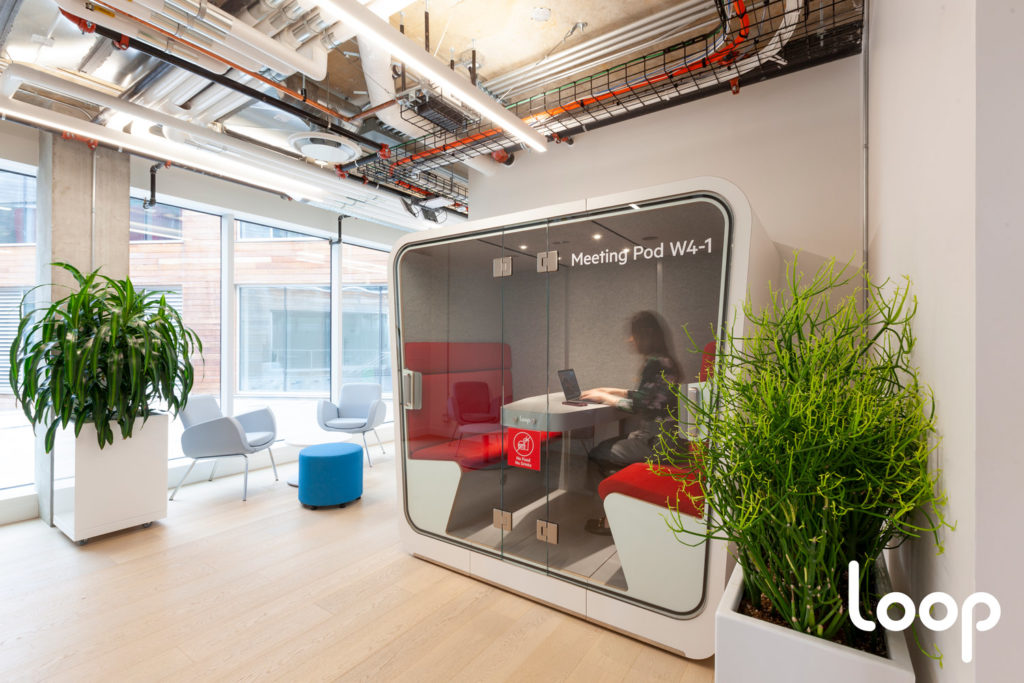 Loop Phone Booths Mid-Century Modern Designer Office Pod